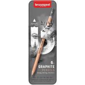 Bruynzeel Graphite Pencils Set of 6 - Tin