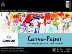 Canson Canvas - Paper Pad 12 x 16