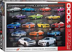 Eurographics - 1000 pc. Puzzle - Dodge Charger/Challenger Evolution