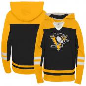 Pittsburgh Penguins Youth Ageless Revisited Lace-Up Pullover Hoodie