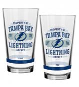 Tampa Bay Lightning 2 pack 16 oz. Mixing Glasses