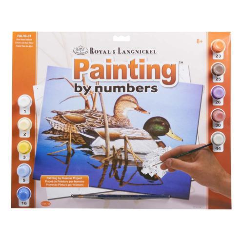 Royal & Langnickel Paint By Numbers Blue Water Mallards