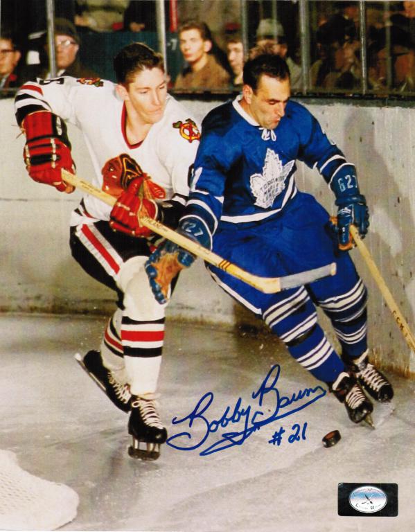 Bobby Baun Autographed 8x10 Photo