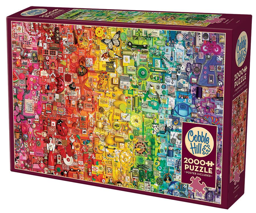 Cobble Hill 2000 pc. Puzzle Rainbow