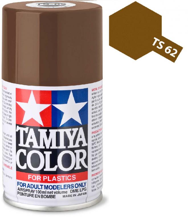 Tamiya 85062 - TS62 Marron OTAN : Peinture acrylique Tamiya 85062 - TS62 Marron OTAN : Peinture acrylique