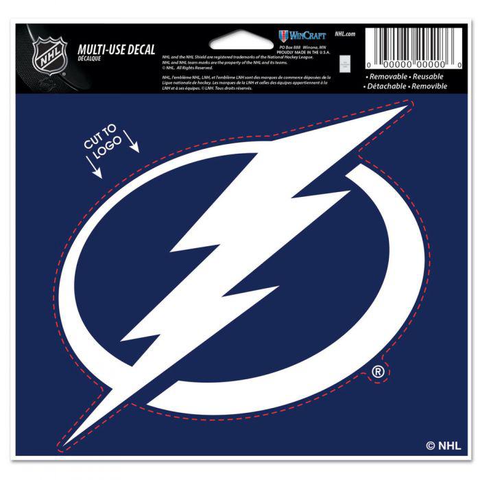 Tampa Bay Lightning MultiUse Decal 5" x 6"