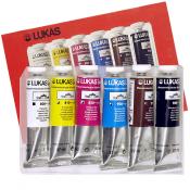 Lukas Berlin Water Mixable Oil Paints Set of 6