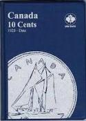 Canadian 10 Cents Dime Coin Collection Album