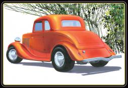 1934 Ford Street Rod 5-Window Coupe 1:25 Model Kit