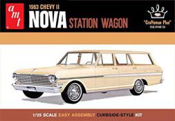 1963 Chevy II Nova Station Wagon 1:25 Model Kit