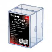 Ultra Pro 50 Count 2 Piece Acrylic Box