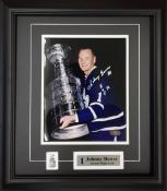 Johnny Bower Framed Autographed 8x10 Photo