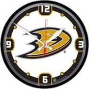 Anaheim Ducks 12 inch Round Clock