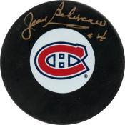 Jean Beliveau Autographed Puck