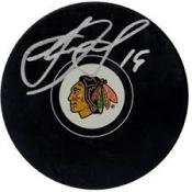 Jonathan Toews Autographed Puck