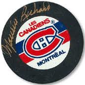 Maurice Richard Autographed Puck