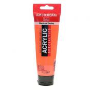 Amsterdam 4 oz. Standard Acrylic Paint - Reflex Orange (Fluorescent)