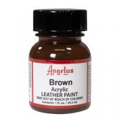 Angelus Acrylic Leather Paint - Brown 1 oz.