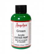 Angelus Acrylic Leather Paint - Green 4 oz.