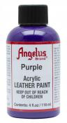 Angelus Acrylic Leather Paint - Purple 4 oz.