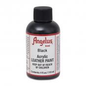 Angelus Acrylic Leather Paint - Black 4 oz.