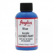 Angelus Acrylic Leather Paint - Blue 4 oz.