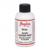 Angelus Acrylic Leather Paint - White 4 oz.