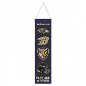Baltimore Ravens 8 x 32 Wool Banner