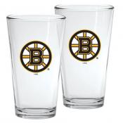 Boston Bruins 2 pack 16oz Mixing Glasses