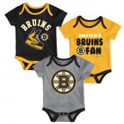 Boston Bruins 3 Pack Creeper Set