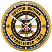 Boston Bruins 12 Inch Round Clock