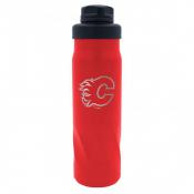 Calgary Flames 20 oz Stainless Steel Water Bottle