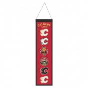 Calgary Flames 8 x 32 Wool Banner