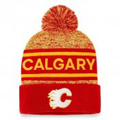 Calgary Flames Authentic Pro Cuffed Sport Knit Toque
