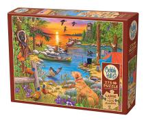 Cobble Hill - 275 pc. Puzzle - Camping at Sunset Cove