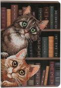 Craft Buddy Crystal Art Notebook - Cats in the Library