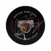 Carter George Autographed Puck