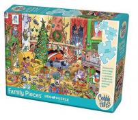 Cobble Hill - 350 pc Puzzle - Catching Santa (Family)