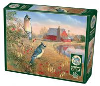 Cobble Hill - 1000 pc. Puzzle - Cedar Waxwings