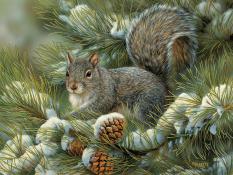 Cobble Hill - 275 pc. Puzzle - Gray Squirrel