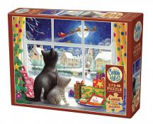 Cobble Hill - 275 pc. Puzzle - Waiting for St. Nick