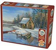 Cobble Hill - 275 pc. Puzzle - Winter Cabin