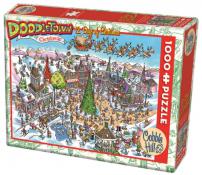 Cobble Hill - 1000 pc. Puzzle - Doodletown: 12 Days of Christmas