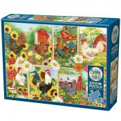 Cobble Hill - 500 pc. Puzzle - Cockadoodledo