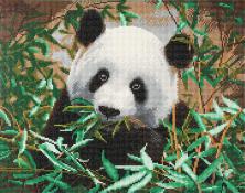 Crystal Art Canvas Kit - Hungry Panda