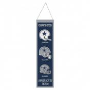 Dallas Cowboys 8 x 32 Wool Banner
