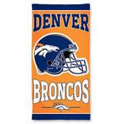 Denver Broncos Beach Towel