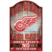 Detroit Red Wings 11 x 17 Wood Sign