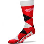 Detroit Red Wings Argyle Lineup Socks