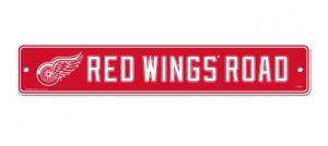 Detroit Red Wings 3.5 x 20 Street Sign